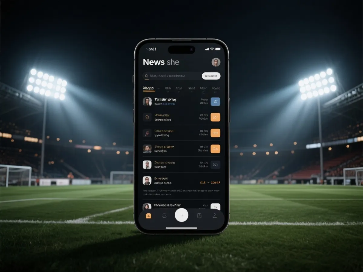 赛事赛程与资讯浏览示意图